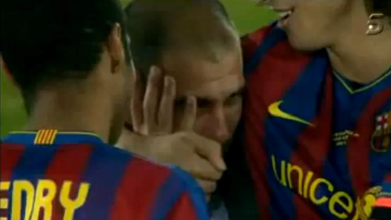 VIDEO Guardiola plânge ca un copil după 2-1 cu Estudiantes!**  