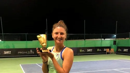 Irina Begu s-a impus în turneul WTA de la Cairo. 2 ore și 23 de minute a durat finala câștigată în fața Lesiei Țsurenko