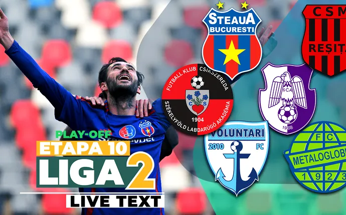S-a încheiat play-off-ul Ligii 2. Campionii FC Argeș profită de eșecul Stelei, umilește Csikszereda și câștigă trofeul campionatului. FC Voluntari este a doua calificată în barajele de promovare