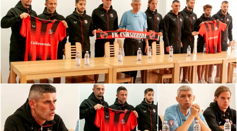 FOTO | FK Csikszereda și-a prezentat achizițiile, noul echipament și gândurile pentru prima participare în Liga 2.** 