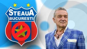 O glorie a roș-albaștrilor îi dă interzis lui Gigi Becali la licitația pentru marca Stelei. „Nu are ce să caute acolo. Să achite prejudiciul de peste 30 de milioane de euro”. EXCLUSIV