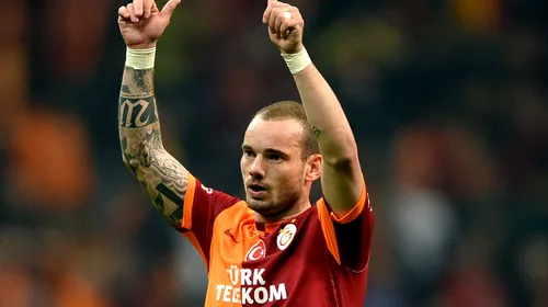 SURPRIZĂ‚ | Wesley Sneijder și-a reziliat contractul cu Galatasary. Șefii clubului i-au interzis să mai joace în Turcia în următorii 3 ani