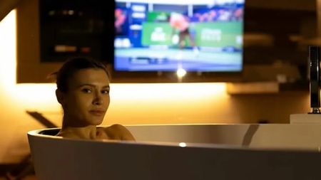 EXTRA Diana Bulimar, în bikini roz de ziua ei! Apariție hot a campioanei la 31 de ani