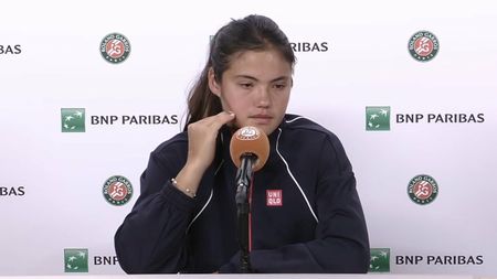 Emma Răducanu a început să plângă. Francezii au rămas înmărmuriți: „E foarte greu”