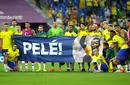 Brazilia, gest superb după calificarea în sferturile Campionatului Mondial din Qatar! Brazilienii i-au dedicat lui Pele victoria contra Coreei de Sud | FOTO
