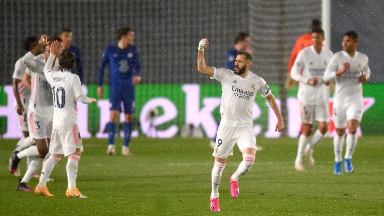 Real Madrid - Chelsea 1-1, în turul semifinalelor Ligii Campionilor | Remiza „galacticilor”, dar se anunță un meci pe viață și pe moarte la Londra