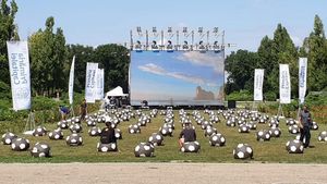 Meciul România - Spania se vede pe un ecran gigantic în București. Detaliile evenimentului