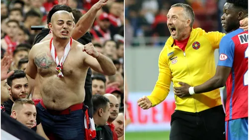 Cum explică MM Stoica gestul făcut la finalul derby-ului. Fanii dinamoviști au 