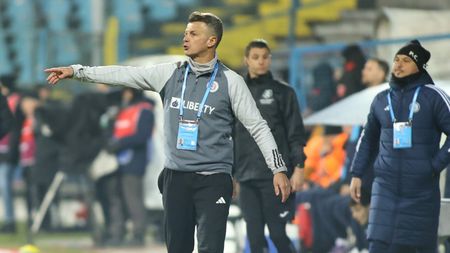 Ovidiu Burcă a tras concluziile, după Oțelul Galați - Rapid București 1-1: „Trebuie să continuăm pe aceeași linie”