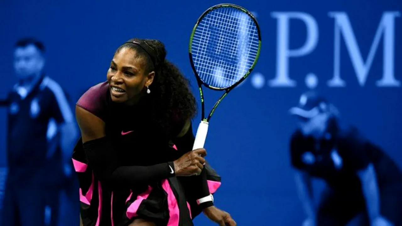 Serena Williams a jucat primul meci după ce a născut. Cum s-a încheiat demonstrativul de la Abu Dhabi, cu Jelena Ostapenko. 