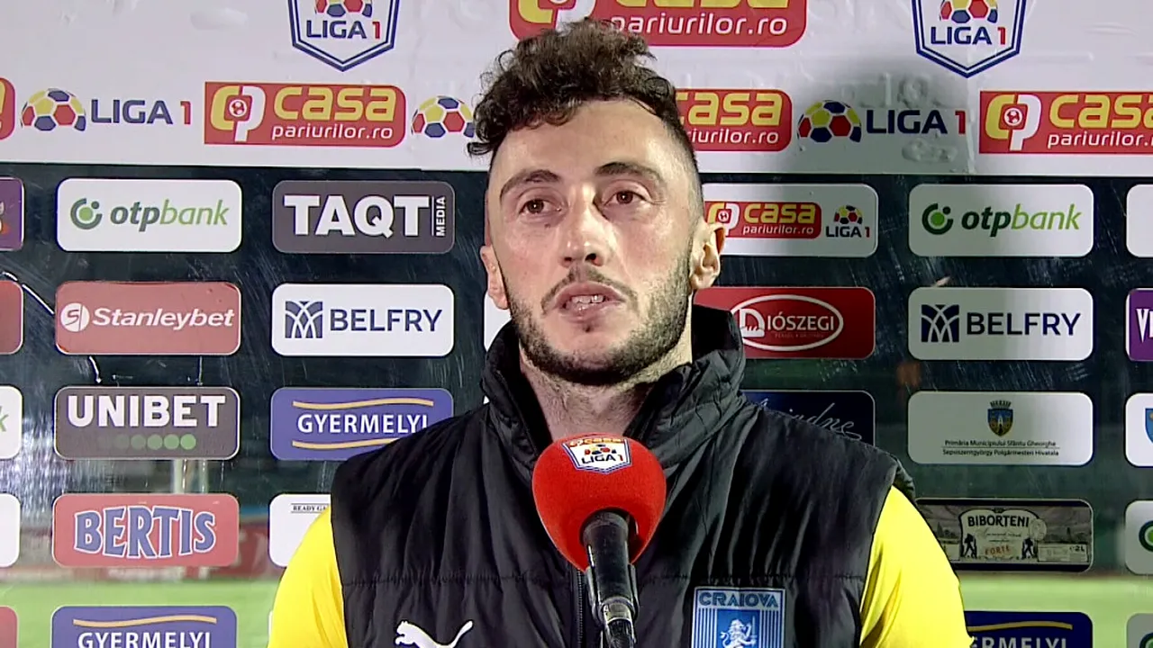 Mirko Pigliacelli reclamă jocul dur al adversarilor din Liga 1. „Încearcă să ne spargă dinții”