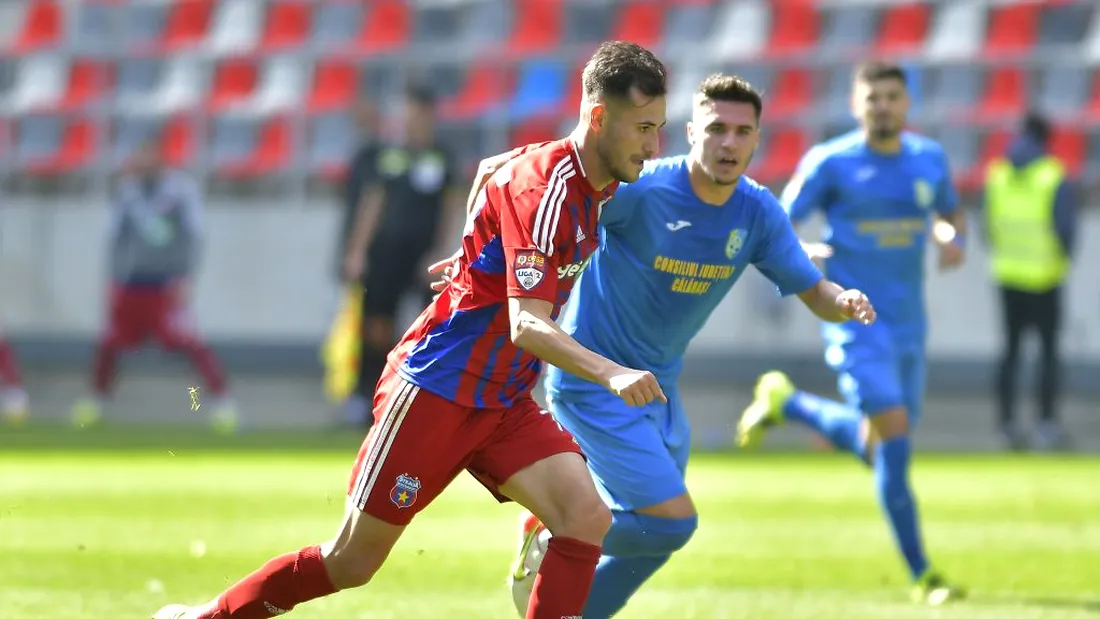 Bogdan Chipirliu continuă prestațiile excelente! Atacantul Stelei a făcut diferența cu Dunărea Călărași și a ajuns la șapte goluri în Liga 2: ”Mă bucur că am câștigat, era foarte important”
