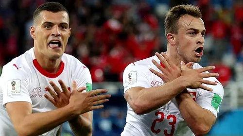 FIFA a anunțat pedepsele pentru Xhaka și Shaqiri! Cum au fost puși la punct cei doi fotbaliști ai Elveției