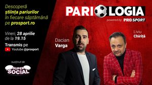 PARIOLOGIA, o nouă ediție cu bilete care îți pot aduce câștiguri substanțiale! Emisiunea cu Liviu Chiriță, cel care a câștigat 165.000 de euro, jurnalistul Daniel Nazare și Dacian Varga, fost campion al României, e vineri de la 19:15 pe ProSport.ro!