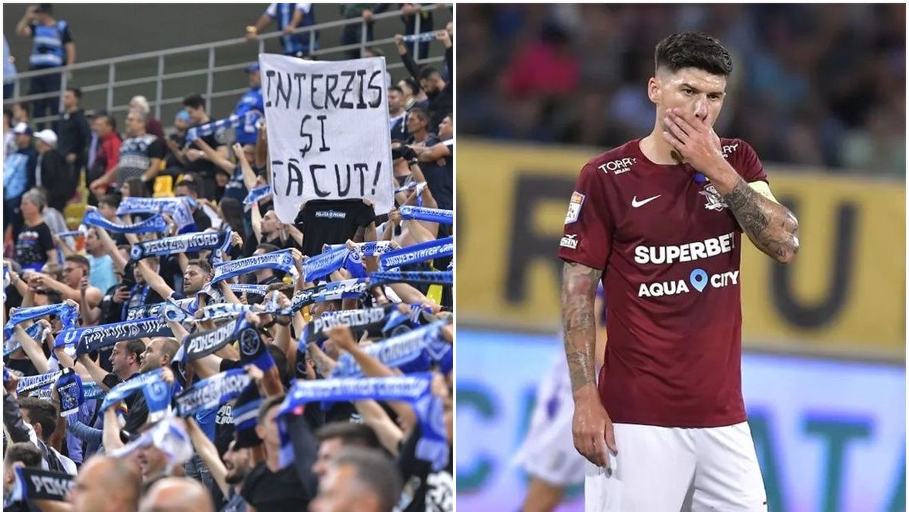 Peluza Nord Craiova, mesaje suburbane pentru rapidiști: „Gherţoii României! Să-i învingem pe sărmanii ăştia chiar şi cu echipa de fete U15!” + Jigniri la adresa lui Cristi Săpunăru: „neSăpunaru, probabil cel mai jegos fotbalist”