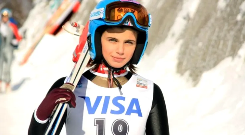 Dana Haralambie, cea mai bună performanță românească în Cupa Mondială de sărituri cu schiurile!