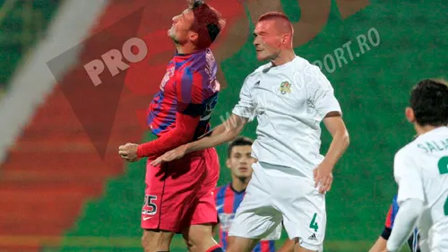 Piovaccari peste tot! Cel mai bun meci al italianului în Liga 1: Vaslui - Steaua 0-1. Madson, Cerniauskas și Sânmărtean eliminați