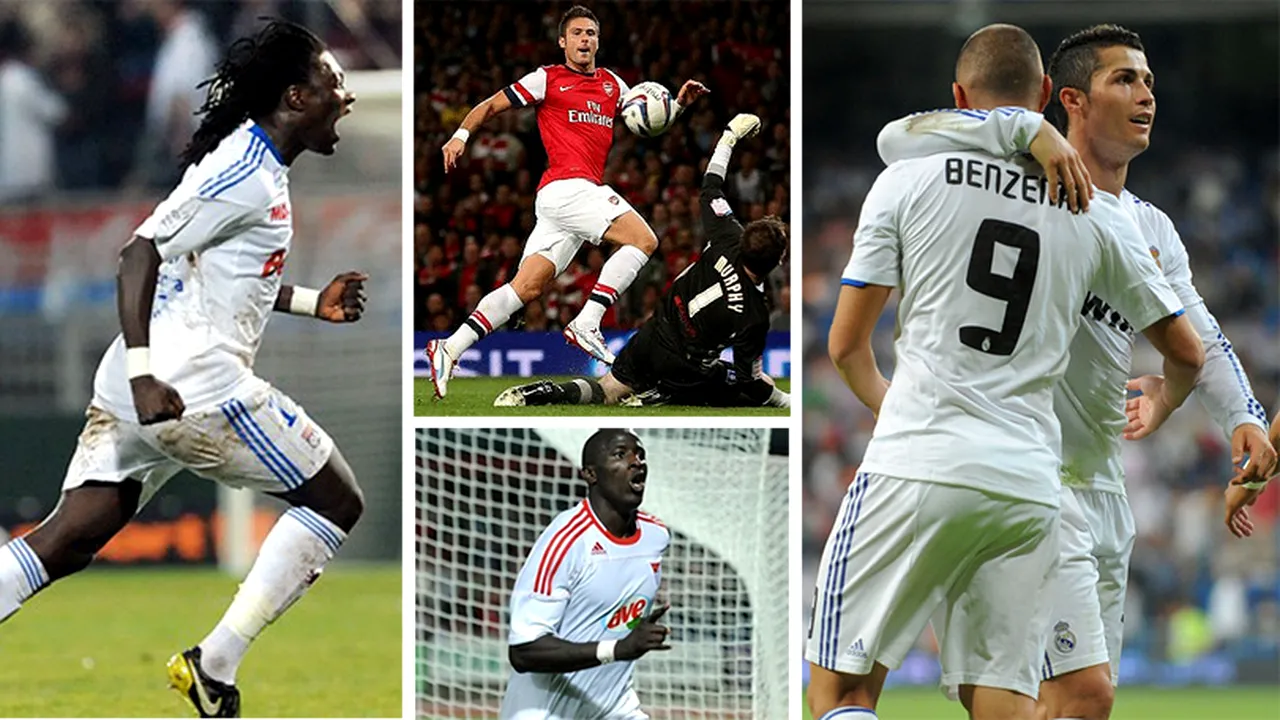 Vârful pentru care Steaua negociază este cel mai bun marcator francez din Europa. Benzema, Gomis și Giroud sunt departe de cifrele lui