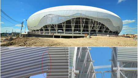 Doi ingineri care ridică stadioane în Europa fac o analiză devastatoare a arenei de 52 de milioane din Craiova: "Arcele nu stau în ax. Au încercat să ascundă problemele de geometrie. Siguranța poate fi afectată. Cine își asumă recepția?". Răspunsul constructorului
