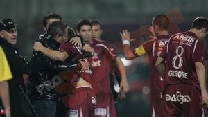 Singuri, dar fericiți! Rapid -"U" Cluj 3-0