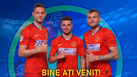 FCSB a anunțat trei transferuri într-o singură zi! Cine a preluat numărul purtat de Dennis Man | FOTO