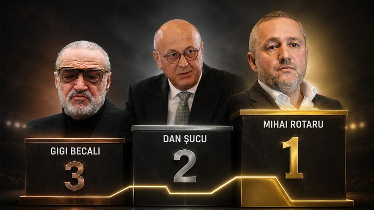 Doar 24.480.000 de euro pentru FCSB. Gigi Becali, sub rivalii Mihai Rotaru și Dan Șucu