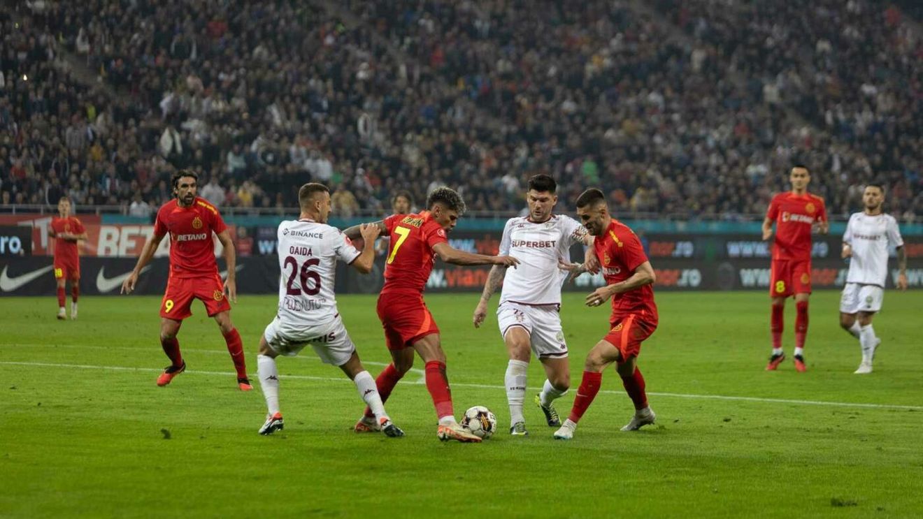 Faza milimetrică din care FCSB putea egala în finalul meciului cu Rapid! De ce a fost anulat golul roș-albaștrilor | VIDEO