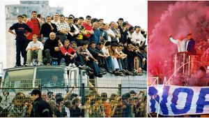 Imagini absolut FABULOASE: Cum arătau tribunele fotbalului românesc la începutul anilor 2000 | GALERIE FOTO 