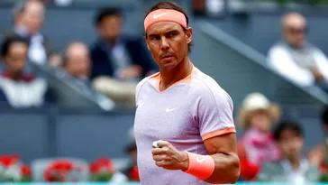 Rafael Nadal l-a distrus pe noul star al tenisului la turneul de la Madrid. De ce prezența „Matadorului” la Roland Garros e incertă