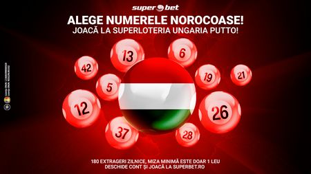 SUPERLOTERIA UNGARIA PUTTO ACUM LA SUPERBET! JOACĂ-ȚI NUMERELE NOROCOASE!