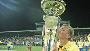 Campioni și apoi afară!