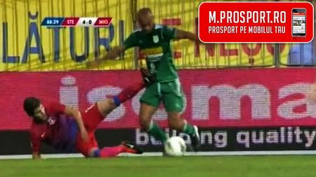 VIDEO "Noul Xavi" a "comis-o" din nou!** Răduț a confundat fotbalul cu ringul de K1