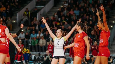 Victorie și calificare! Campioana României la volei feminin Alba Blaj poate obține „biletele” pentru faza următoare a Ligii Campionilor. Liderul grupei E joacă la Mioveni