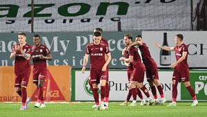 CFR Cluj: Cinică, Fericită și Rămasă în cărți pentru titlu! Cei mai buni oameni ai lui Dan Petrescu în 1-0 cu U Cluj, plus omul meciului la debut în Superliga