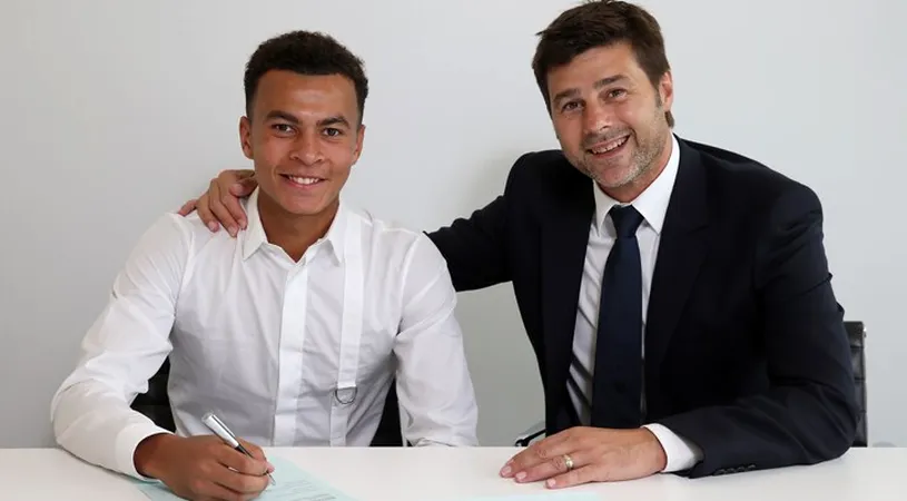 Internaționalul englez Dele Alli a semnat un nou contract cu Tottenham Hotspur