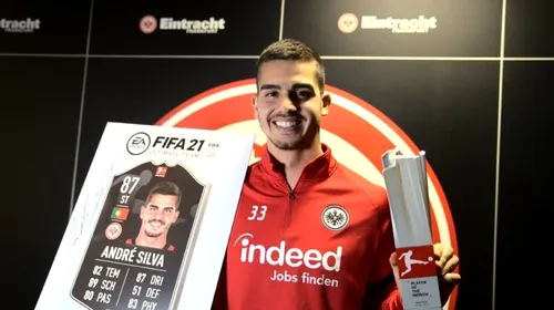 Andre Silva este jucătorul lunii în FIFA 21! Ce super card a primit atacantul și cât valorează