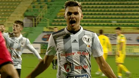 Alexandru Negrean a decis cu un super-gol meciul CS Mioveni - ”U” Cluj. Mijlocașul de 19 ani, după prima sa reușită în Liga 2: ”Avem condiții, avem lot, avem tot ce vrem și nu avem nicio scuză dacă nu promovăm”
