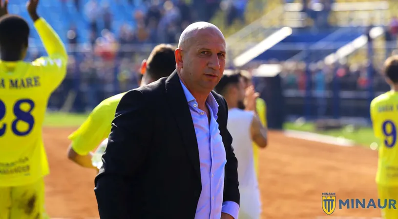 Vasile Miriuță a refuzat să preia ”FC U” Craiova pentru a rămâne la Minaur Baia Mare. Dialog inedit în direct cu Adrian Mititelu. Ce salariu ar fi primit