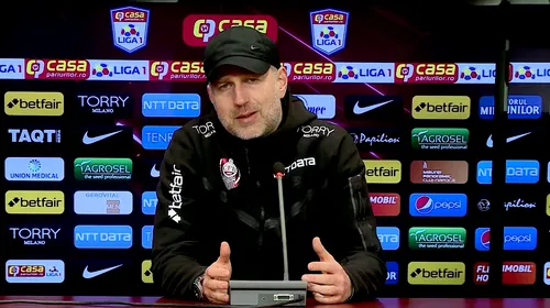 Edi Iordănescu admite înainte de deplasarea lui CFR Cluj la Arad: „Presiunea este pe noi, deși UTA și-a completat bine lotul și speră la play-off”