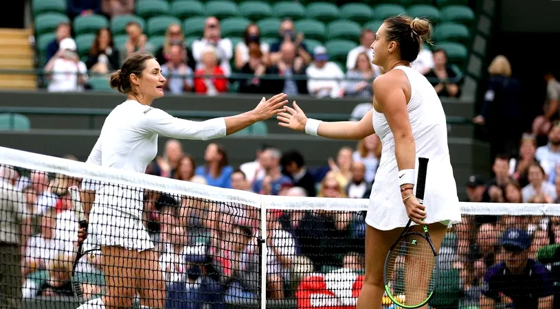 Monica Niculescu, învinsă de Aryna Sabalenka în primul tur la Wimbledon! Românca a amuțit tribunele în setul secund | VIDEO