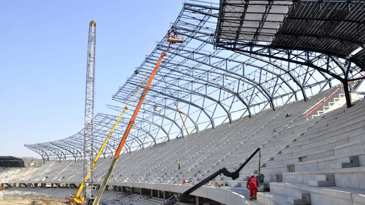 FOTO** Se montează scaunele pe Cluj Arena