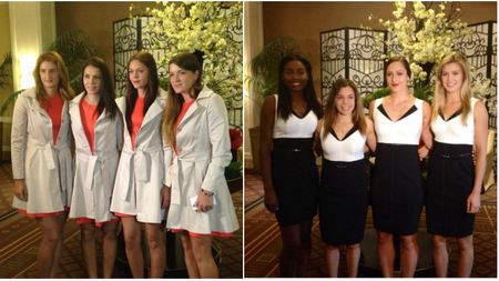 FOTO | Cine a câștigat meciul eleganței? Româncele au făcut furori la dineul oficial dinaintea meciului cu echipa Canadei