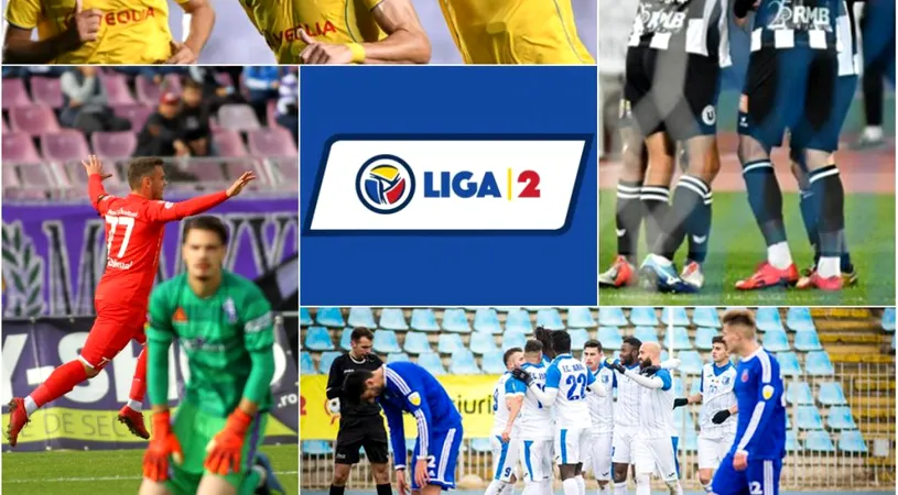 Final de an aglomerat pentru echipele din Liga 2.** FRF a stabilit programul meciurilor și televizărilor ultimelor patru etape din 2018. Runda a 18-a debutează joi, cu Petrolul - UTA