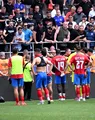 Steaua, singura care a reacționat după ce FRF a aprobat ca echipele de drept public să nu mai aibă drept de joc în play-off-ul Ligii 2. Suporterii se simt mințiți și îi desfiintează pe conducătorii clubului din Ghencea: ”Continuă minciuna pe care nu o mai crede nimeni”