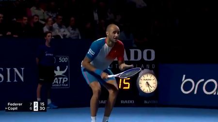 VIDEO | Copil a pierdut finala de la Basel, dar a reușit punctul meciului! Ce i-a putut face marelui Federer și reacția sa de milioane