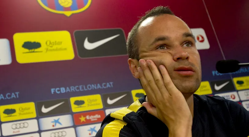 Finalul sezonului va aduce un moment trist pentru Iniesta: 