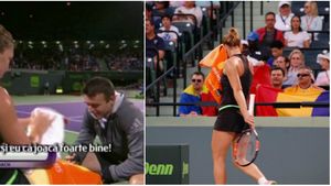Un nou dialog controversat între Halep și antrenorul Ioniță: "Știu și eu asta! Așa n-am nicio șansă cu Serena"