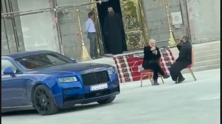 Gigi Becali stă aproape non-stop la șantierul bisericii din Pipera. Cum a fost surprins patronul FCSB