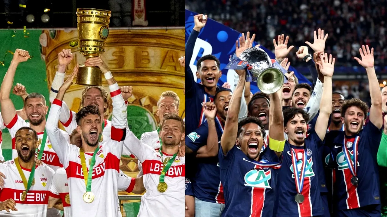Stuttgart a câștigat Cupa Germaniei, iar PSG pe cea a Franței