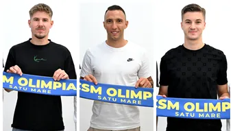 CSM Olimpia Satu Mare a mai anunțat trei achiziții și se întărește pentru Liga 2. Nou-promovata continuă campania de transferuri